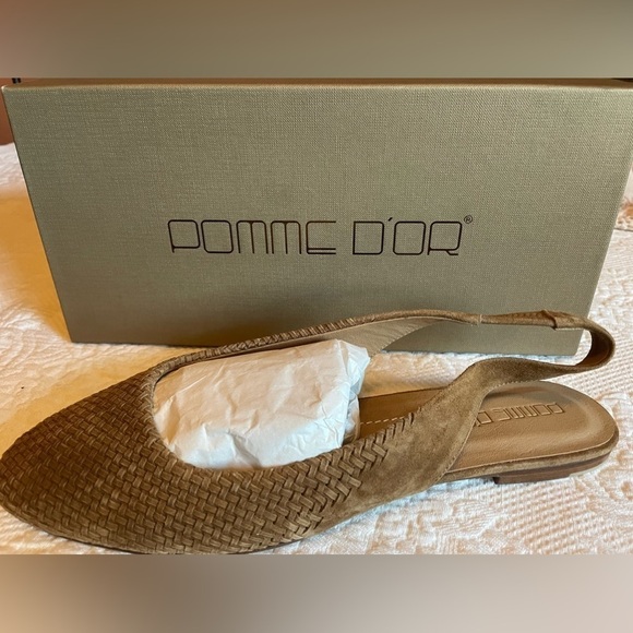 Pomme D’or slingback flat NIB - Picture 1 of 11